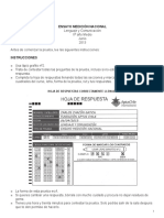 Ensayo Simce II Medio Lenguaje