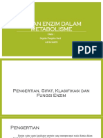 Peran Enzim Dalam Metabolisme