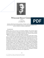 Biografia de William Sealy Gosset 