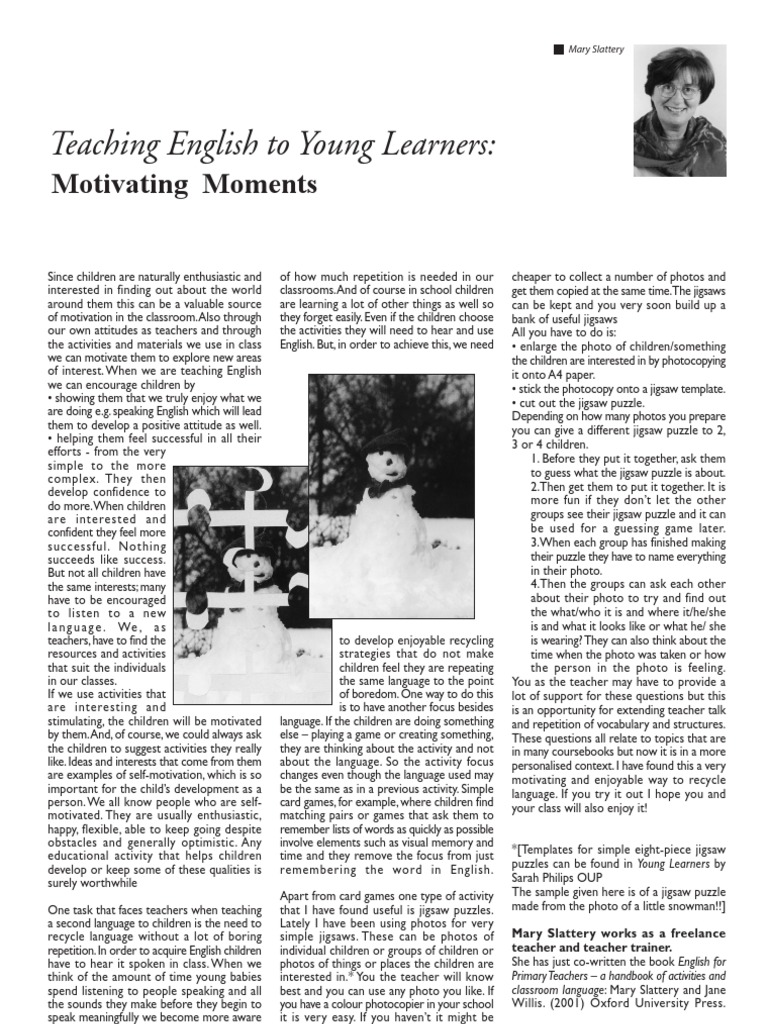 Motivating Young Learners in English | PDF | Motivation | Motivational