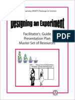 Facilitator's Guide Presentation Plan Master Set of Resources