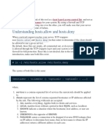 Understanding Hosts - Allow and Hosts - Deny: Host-Based Access Control List Ultimate Security Measure