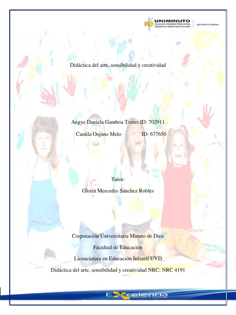Didáctica del Arte en Educación Infantil | PDF | Crecimiento personal y ...