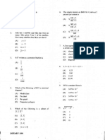 CSEC January 1999 Mathematics P1