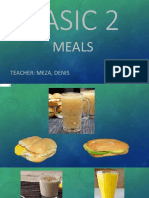 Basic 2 Meals Teacher Meza Denis