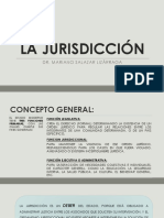 La Jurisdicción: Dr. Mariano Salazar Lizárraga
