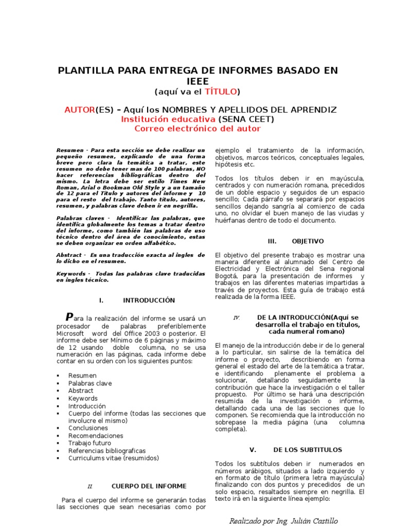Formato ieee online