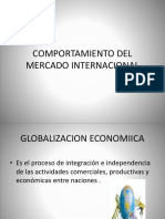 Comportamiento Del Mercado Internacional