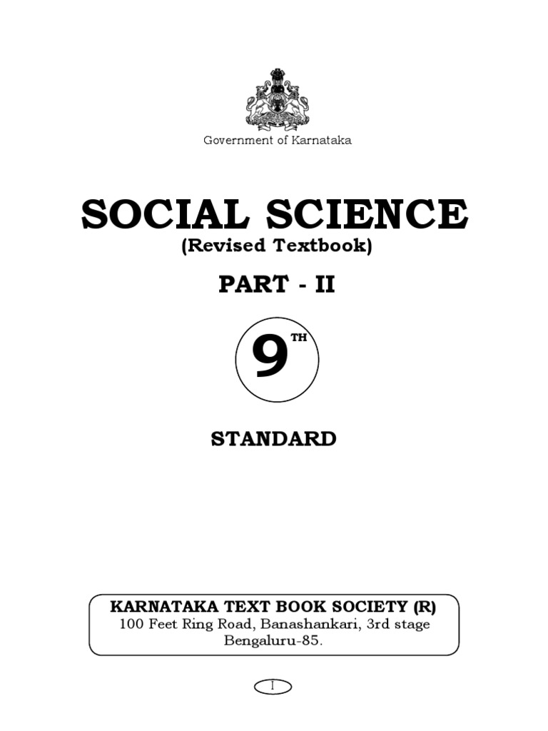 Social Science 9th English PDF Socialization Matriarchy