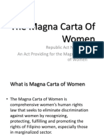Republic Act No. 9710 An Act Providing For The Magna Carta of Women