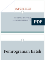 Pertemuan 5 - Batch File