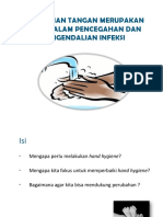 Kebersihan Tangan Merupakan Pilar Dalam Pencegahan Dan Pengendalian Infeksi