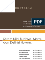 Sistem Nilai Budaya Moral Dan Definisi Hukum