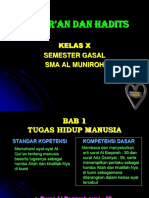 Bab Quran Hadits Kelas X.2794693.Powerpoint