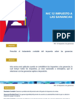 NIC 12 Impuesto a las ganancias: Reconocimiento, medición y presentación