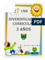 Diversificación Curricular 3 Años