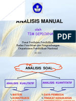 Analisis Manual: Oleh Tim Depdiknas