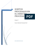 Monografias Sobre Los Sujetos Procesales en El Proceso Civil 1er Grupo