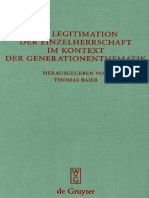 Genealogie Und Herrscherlegitimation In Aischylos Persern