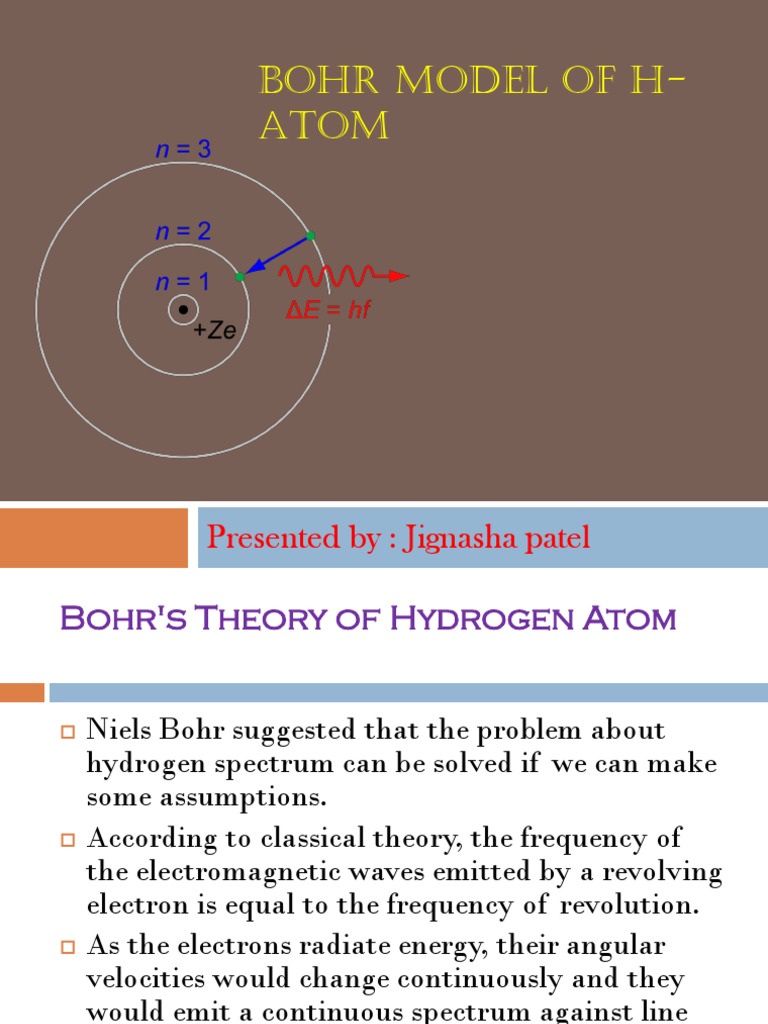 PPT - Bohr Model of the Atom PowerPoint Presentation, free download -  ID:3509430, image size:768x1024
