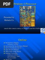 Intel Pentium 4 Processor: Presented by Michele Co