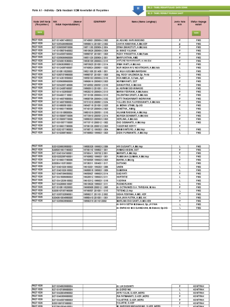 Sdmk 62 Kalteng Form A1 Sd A5 Pdf