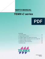 TEMX-C USER'S MANUAL
