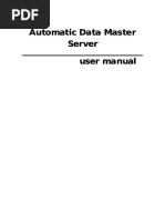 User Manual of ADMS Software