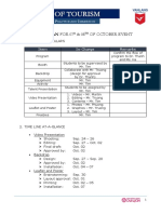 Action Plan For 07: & 08 of October Event