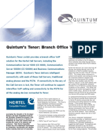 Quintum'S Tenor: Branch Office Voip