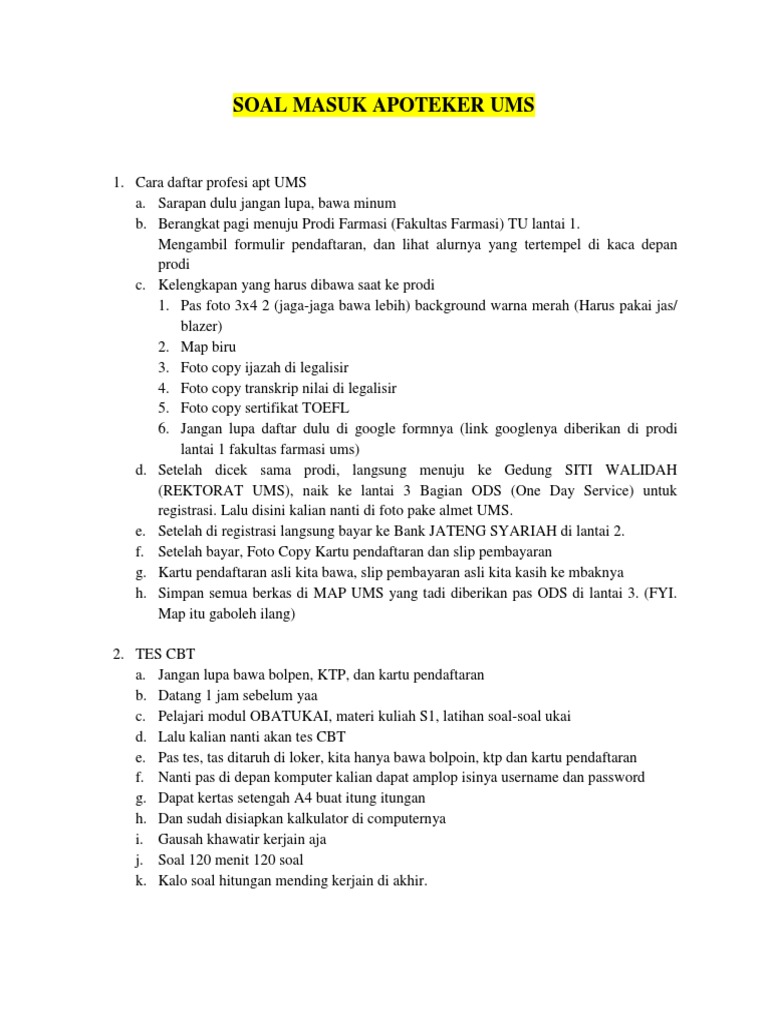 Soal Tes Online Ums Jawabanku Id