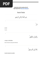 Surat Yasin Arab, Latin Dan Terjemah Bahasa Indonesia