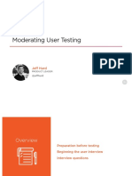 Moderating User Testing Slides