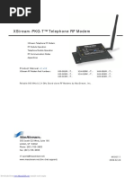 Xstream-Pkg-T™ Telephone RF Modem: Product Manual