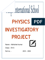 296459875 Physics Investigatory Project Abhishek Class Xii (1)