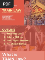 Overview of the TRAIN Law in the Philippines | PDF