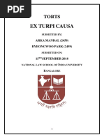 Ex Turpi Causa Non Oritur Actio