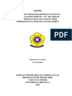 Pengaruh Variasi Diameter Dan Panjang Kolom (Tanah Lempung + 6% Abu Sekam Padi) Sebagai Deep Soil Mixing (DSM) Terhadap Daya Dukung Tan PDF