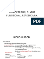 Hidrokarbon, Gugus Fungsional, Reaksi Kimia