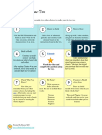 Tic-Tac-Toe Menu Choice Board Template From Shakeuplearning