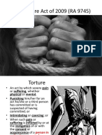Anti-Torture Act of 2009 (RA 9745)