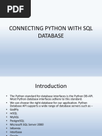 Python To MySql Connection