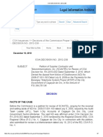 COA DECISION NO. 2012-238 Brgy. Telephone System