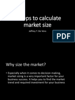 Calculate market size in 3 steps