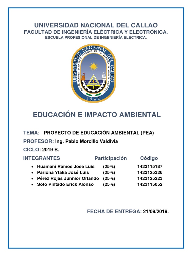 Proyecto de Educacion Ambiental | PDF | Residuos | Conocimiento