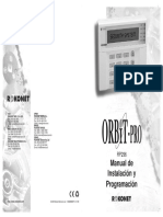 Orbit Pro Manual de Instalacion y Programacion