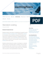 Accountingtools: Standard Costing