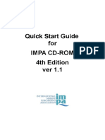 Quick Start Guide For Impa Cd-Rom 4th Edition Ver 1.1