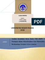 Universitas Negeri Padang 2019: Ujian Skripsi