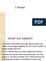 What is a Market and its Key Characteristics